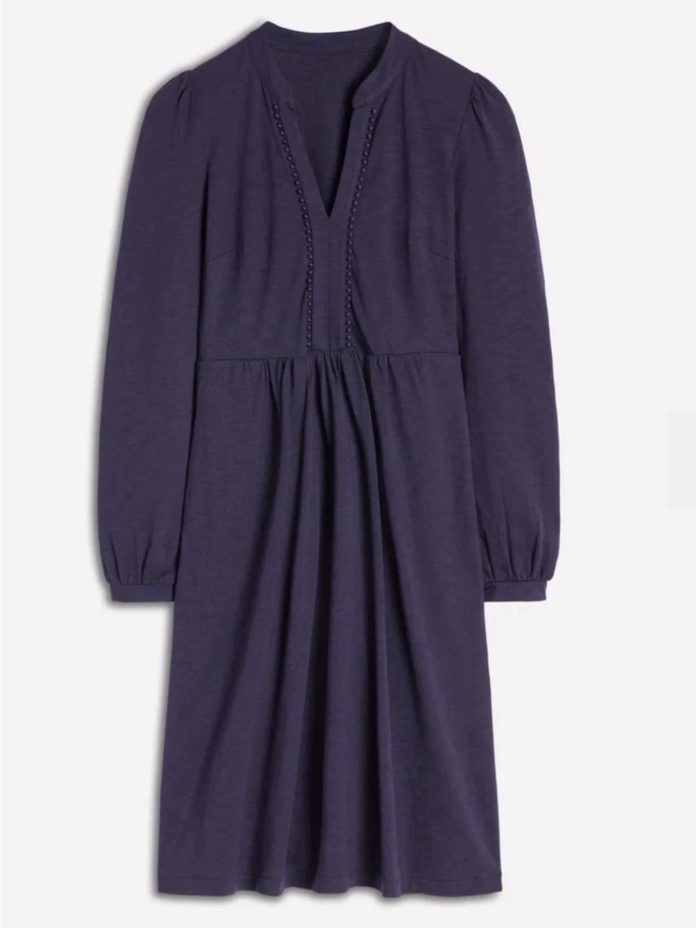 Boden Women’s Relaxed Naomi Navy Jersey Dress NWT US 14 Regular Pockets